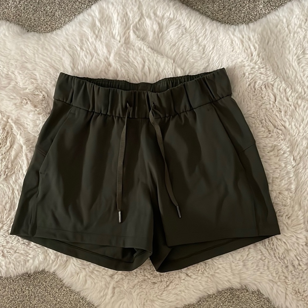 Lululemon Olive Shorts